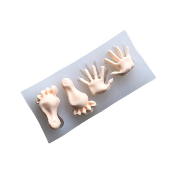 Ultralight Clay Silicone 3D Limb Body Mold Food Grade Silicone Mold Palm And Sole Leg Mold 1