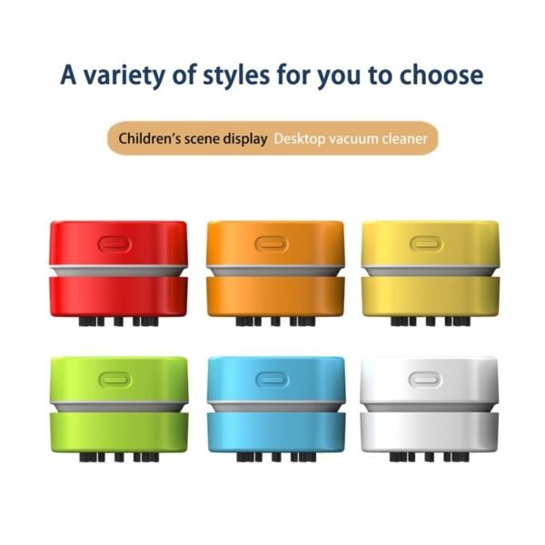 6 Color Mini Vacuum Cleaner Wireless Desktop Small Handheld Home Office Car Keyboard Cleaning Tool Portable 3