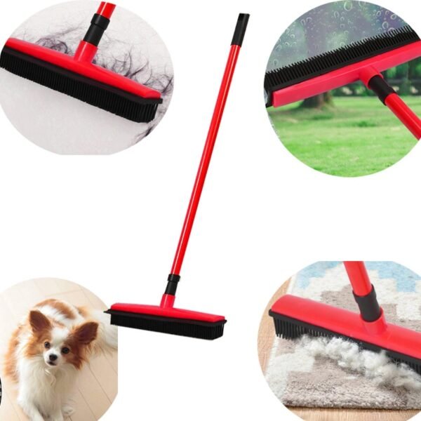 Floor Hair broom Dust Scraper Pet rubber Brush Carpet carpet cleaner Sweeper No Hand Wash Mop
