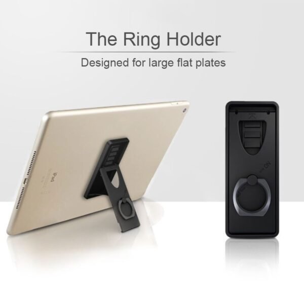 Large Tablet Stand Desktop Lazy Folding Function Finger Ring Holder Adjustable Universal Multi Angle Artifact Phone 2
