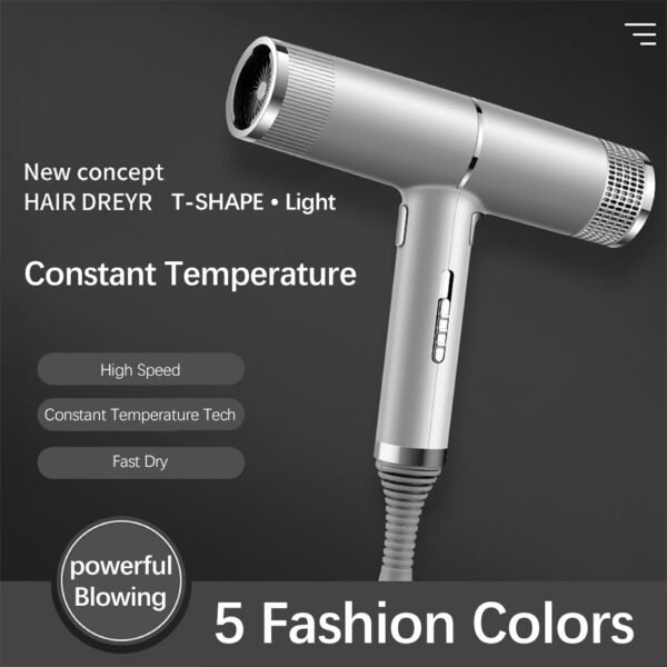 Powerful Blowing Anion Hair Dryer Professional Negative Ion Hair Blower Overheating Protect Low Noise Hair Drying