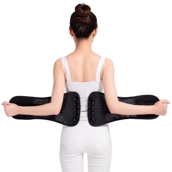 Pulley System Waist Support Belt Back Braces Lumbar Treatment of Disc Herniation Muscle Strain Orthopedic Protection