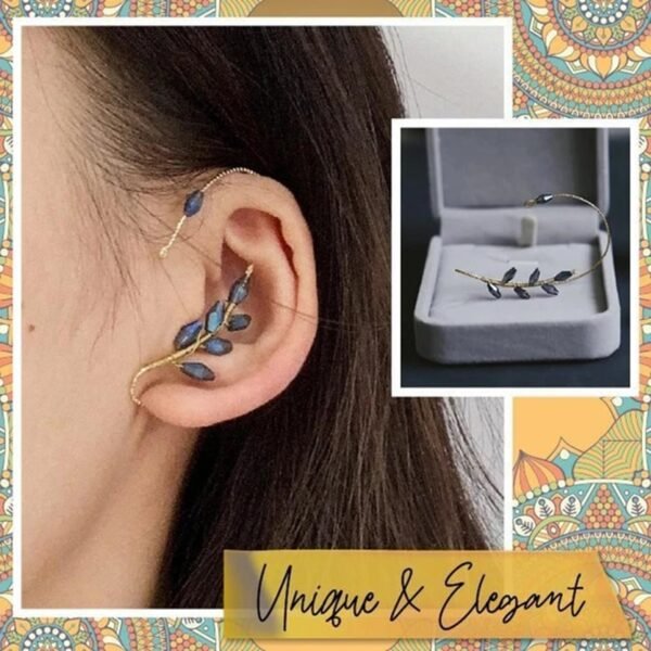 Vintage Ear Cuff Earrings Women Fashion Beading Ear Hook Non Piercing Ear Wrap Crawler Hook Earrings 4