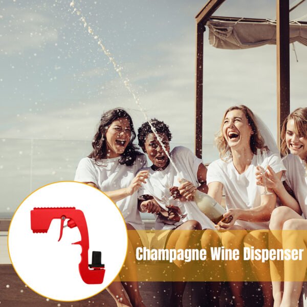 Wine Stopper Champagne Wine Dispenser Bottle Beer Ejector Feeding Bottle Beer Spray Gun Bottle Cap Wine 3