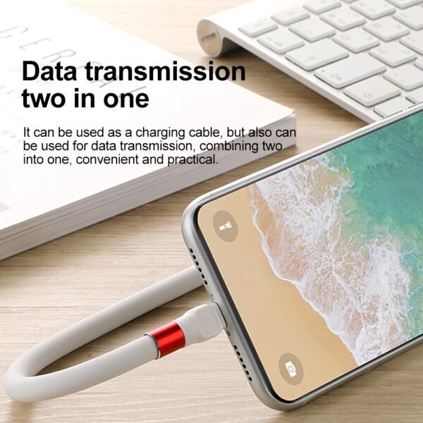 Bendable Fast Charging Universal Mobile Phone Holder Data Cable Multifunctional Lazy Universal Desktop Holder Charging Cable 1