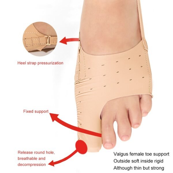 Big Toe Bunion Corrector Pedicure Sock Hallux Valgus Straightener Foot Pain Relief Orthotics Braces Toe Separator 4