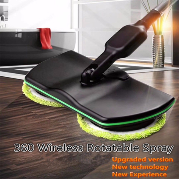 New Mop for Wash Floor Spin Maid Rechargeable Cordless Powered Cleaner Scrubber Polisher Mop Floor Household