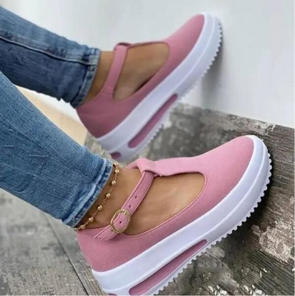 Summer Women s Sandals Vintage Wedge Shoes Woman Buckle Strap Straw Thick Bottom Flats Platform Sandals 3