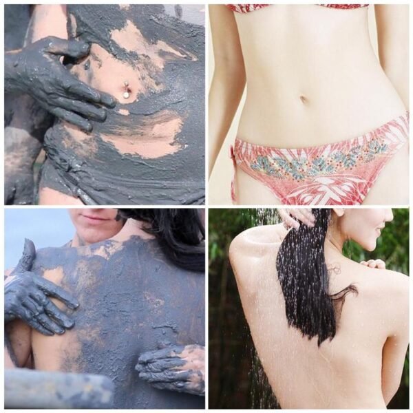 Volcanic Mud Shower Gel Whole Body Wash Fast Whitening Deep Cleaner Skin Moisturizing Exfoliating Body Care 3