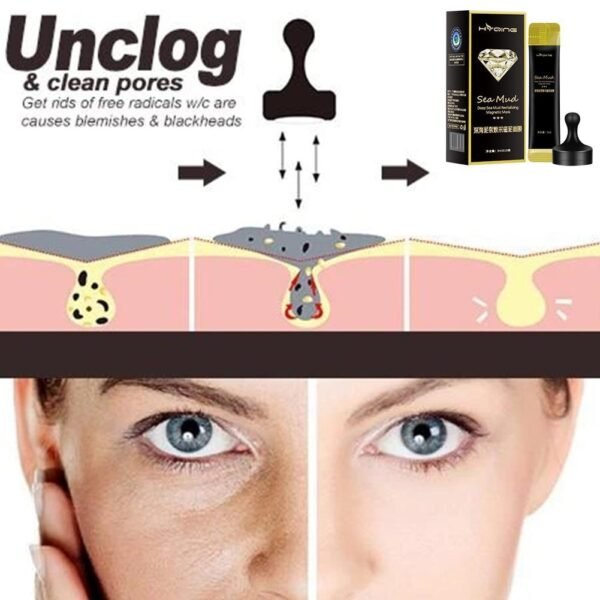 10 5ml Mineral Magnetic Mask Pore Cleansing Beauty Shrink Pores Whitening Firming Moisturizing Blackhead Mask 3