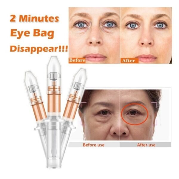 2 Minutes Instant Lifting Liquid Pump Eye Cream Anti Puffiness Wrinkles Effect Long Lasting Remove Eye