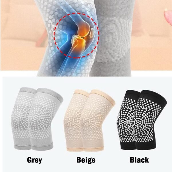 2PCS Self Heating Support Knee Pad Knee Brace Warm for Arthritis Joint Pain Relief Injury Recovery 3