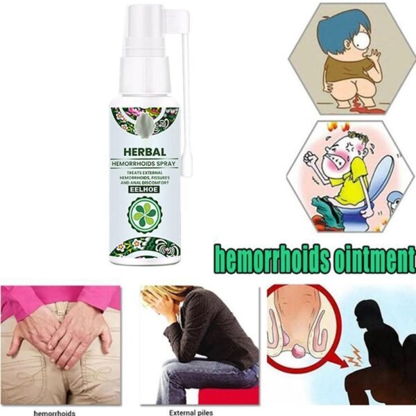 30ml 100 Natural Herbal Hemorrhoids Spray Powerful Hemorrhoids Treatment Agent Relieve Anal Pain Hemorrhoids Spray 4