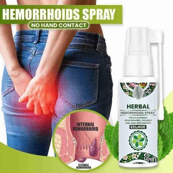 30ml 100 Natural Herbal Hemorrhoids Spray Powerful Hemorrhoids Treatment Agent Relieve Anal Pain Hemorrhoids Spray