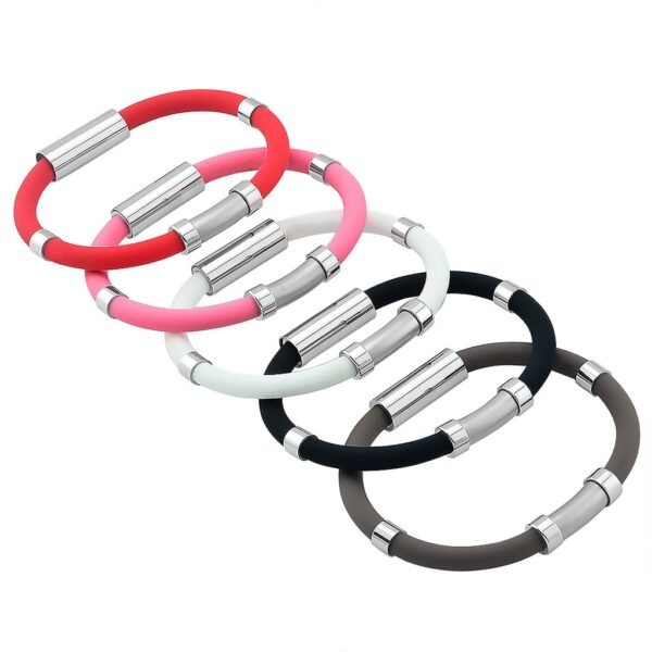Adjustable Anti Static Silicone Bracelet Body Static Magnetic Sports Wristband