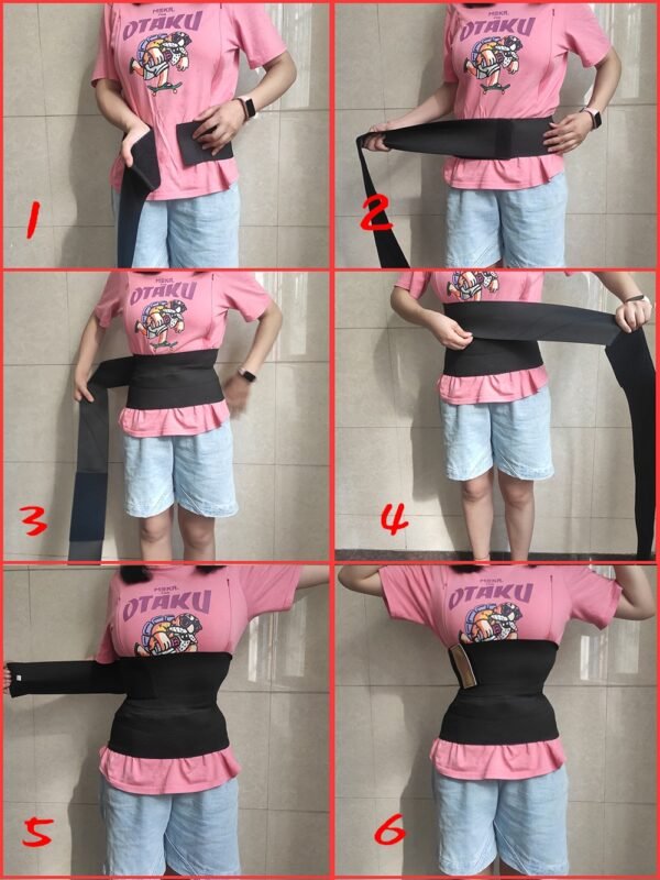 Aiconl Waist Trainer Shaperwear Belt Women Slimming Tummy Wrap Belt Resistance Bands Cincher Body Shaper Fajas 5