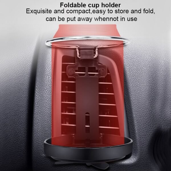 Car Drinks Holders Folding Cup Holder Stand For Skoda Octavia 2 A7 A5 Fabia Rapid Superb 1