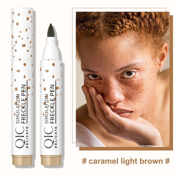 Natural Lifelike Freckle Pen Soft Brown Freckle Pen Makeup Waterproof Dot Spot Pen Create The Most