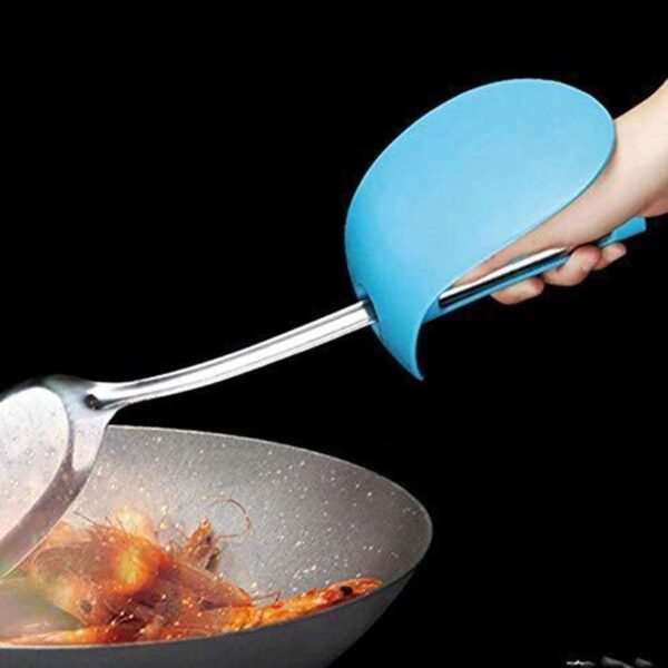 1 PCS Cover of Anti oil Spilling Turner Kitchen Cooking Oil Splash Spatula Gloves Protect Hands 1
