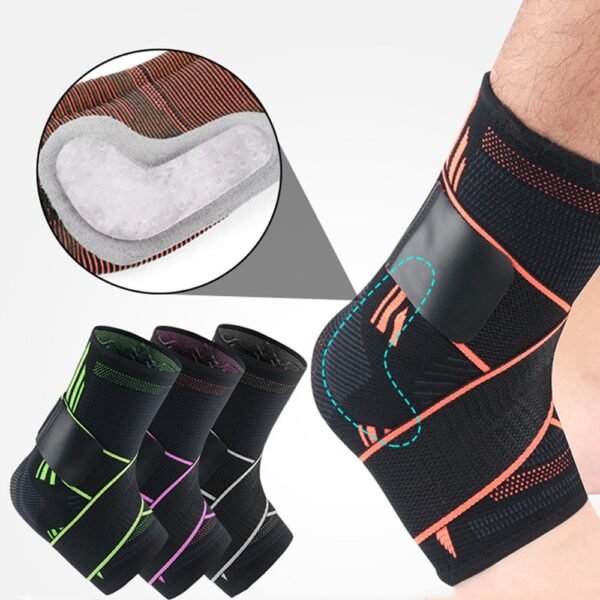 1PCS Foot Guard Brace Elasticity Running Anti Ankle Sprain Foot Cover Sports Safety Pressurized Basketball Ankle 1