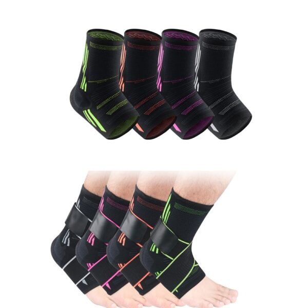 1PCS Foot Guard Brace Elasticity Running Anti Ankle Sprain Foot Cover Sports Safety Pressurized Basketball Ankle 5