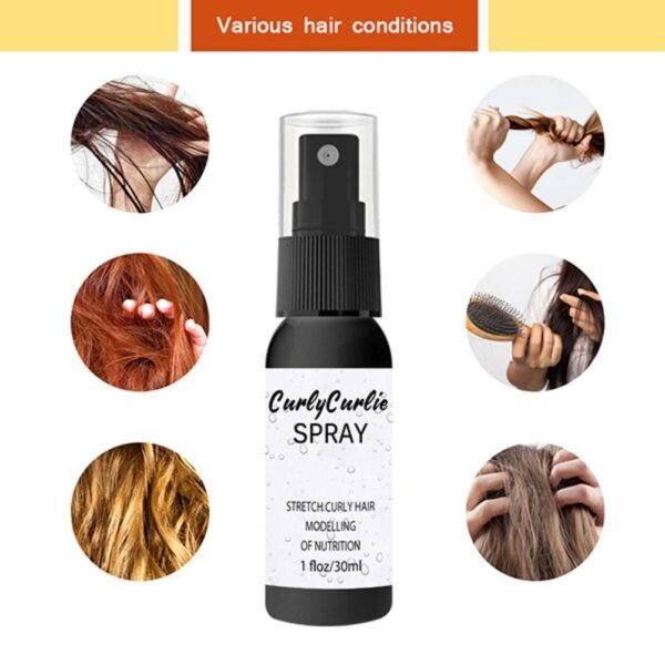 50ML Curl Enhancers Elastin Make Hair Moisture And Elastic Stereotypes Wave Hair Product Care Modeling Styling 4