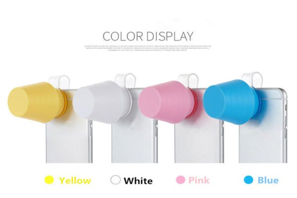 Creative Gift Small Table Lamp Silicone Mobile Phone Bracket Night Light Lampshade Multi function Bookmark Bedroom 2