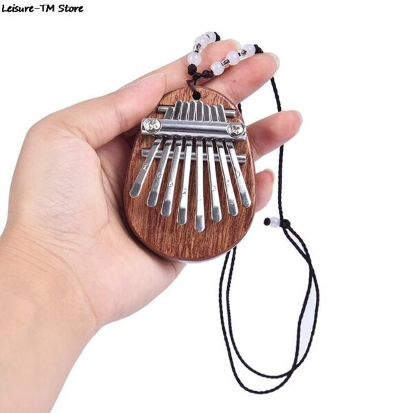 Newest Mini Kalimba 8 Keys Thumb Piano Great Sound Finger Keyboard Musical Instrument Wooden Acrylic 1