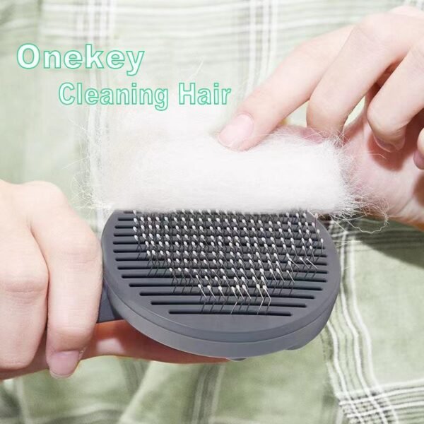 Pet Comb for Dogs Grooming Toll Automatic Hair Brush Remover Pet cat Hair shedding Comb Dog 2