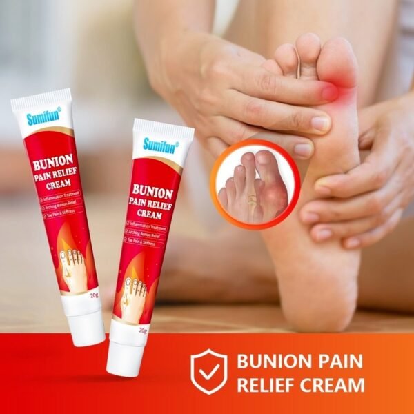 1 pack of bunion pain relief ointment health products to relieve swelling and pain of toes 1