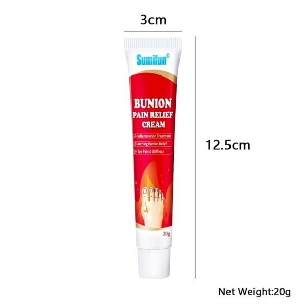 1 pack of bunion pain relief ointment health products to relieve swelling and pain of toes 5