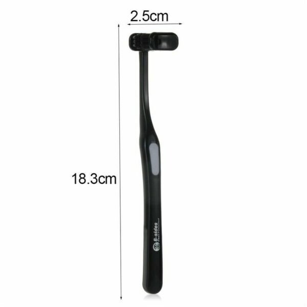 1PC New Rounded Teeth 6 All Sides Toothbrush Family Adult Soft Fur Comfortable Tooth Brush Oral 3