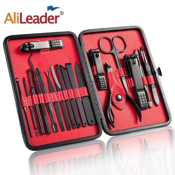 Alileader 3 7 18 Pcs Set Stainless Steel Manicure Nail Clippers Set Professional Nail Trimmer Cuticle
