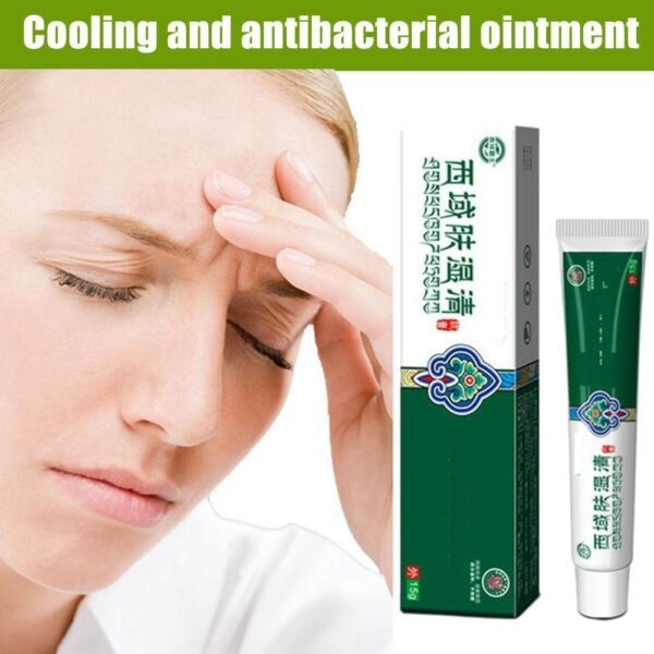 Body Psoriasis Cream Antibacterial Dermatitis Treatment Antipruritic Cooling Ointment Anti itch Relief Skin Rash Allergies Cream 1