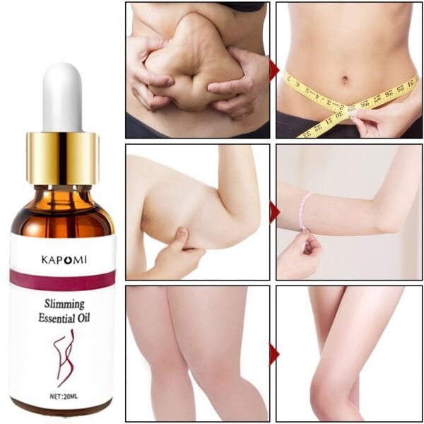Kapomi Essential Oils Effect Product Lose Weight Slim down Fat Burner Skin Care Body Oil Slimming