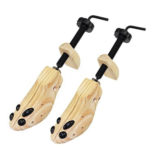 New 1PC Unisex Shoe Stretcher Wooden Shoes Tree Shaper Rack Wood Adjustable Flats Pumps Boots Expander 5