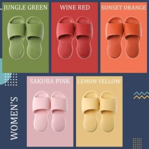 Non slip wear resistant thick soled super soft slippers 4