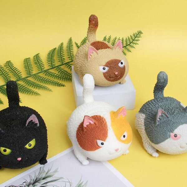 Slow Rising Stress Relief Toys Cute Cat Decompression Toy Pinch Soft Squishy Fidget Toys Anti Stress 3
