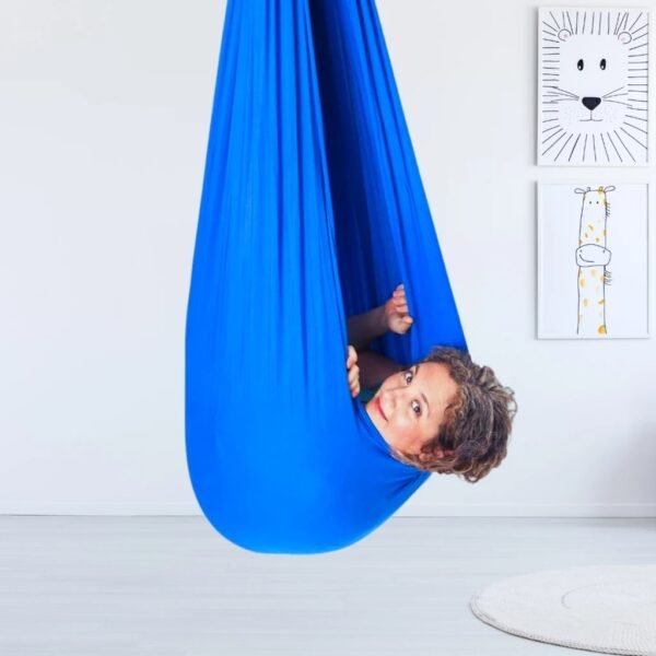 200lbs Portable Therapy Swing Kids Swing Pods Single Person Outdoor Indoor All Season Hanging Seat Home