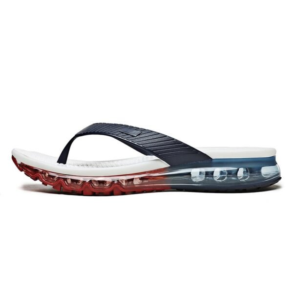2021 Air cushion man slippers yuppie leisure flip flops nonslip pattern outdoor slipper thick heel male