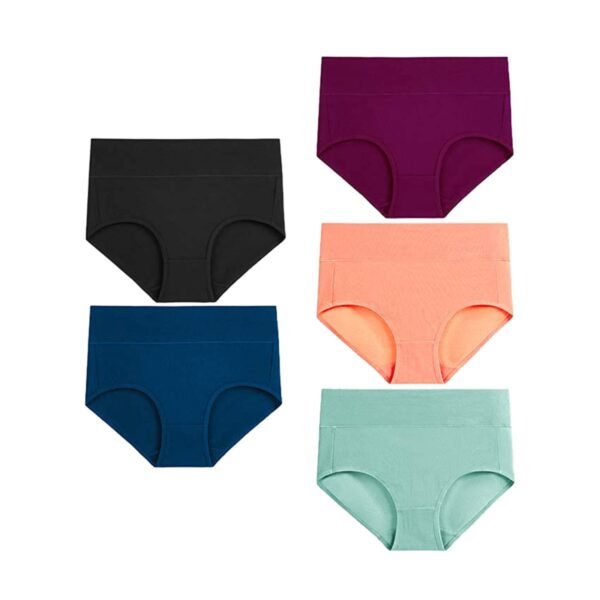 2021 New Seedrulia Women s Briefs Comfortable Cotton High Waist Underwear Women Sexy Breathable Ultra thin 1
