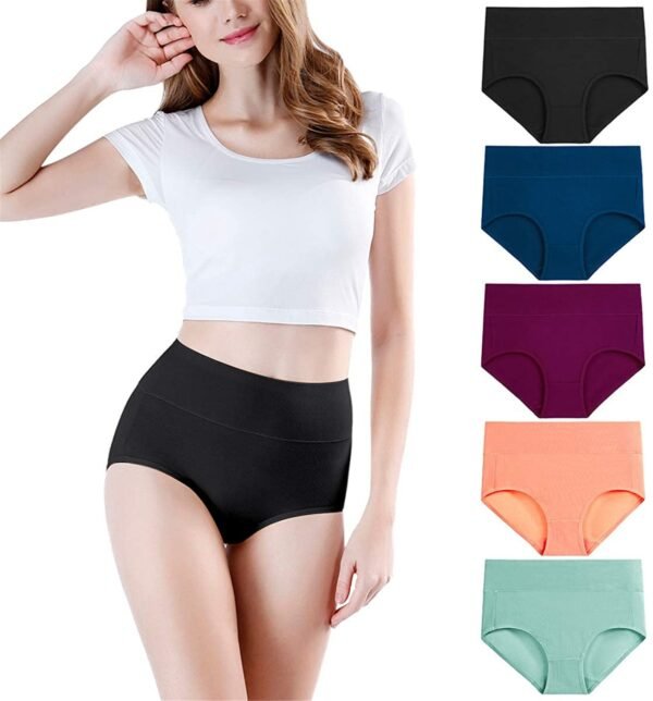 2021 New Seedrulia Women s Briefs Comfortable Cotton High Waist Underwear Women Sexy Breathable Ultra thin
