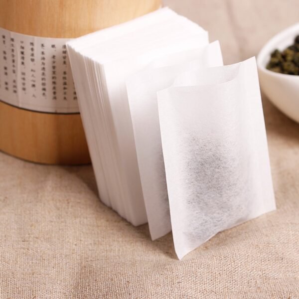 50pcs Food Grade Tea Bags 6x8cm Disposable Empty Tea Filter Bags Green Black Scented Tea Coffee 3