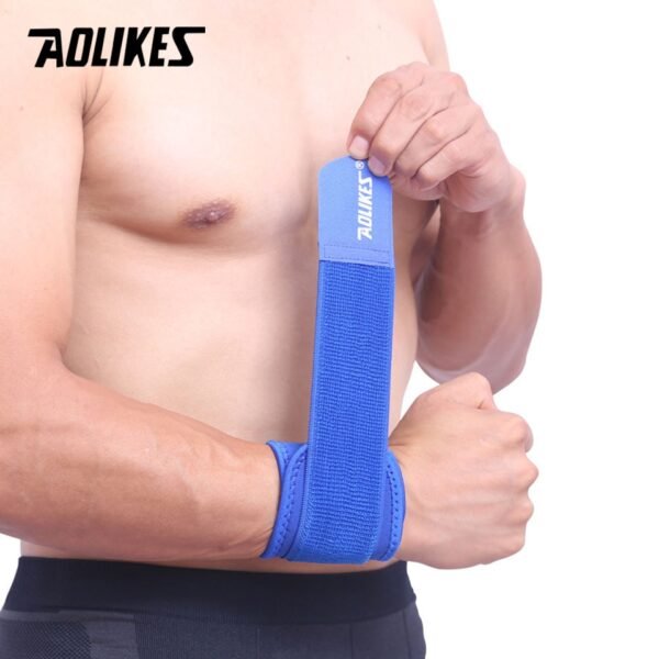 AOLIKES 1PCS Adjustable Wrist Support Brace Brand Wristband Men and Women Gym Wrestle Professional Sports Protection 3