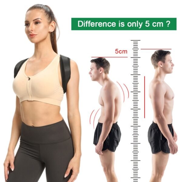Adjustable Back Shoulder Posture Corrector Belt Clavicle Spine Support Reshape Your Body Home Office Sport Upper 1