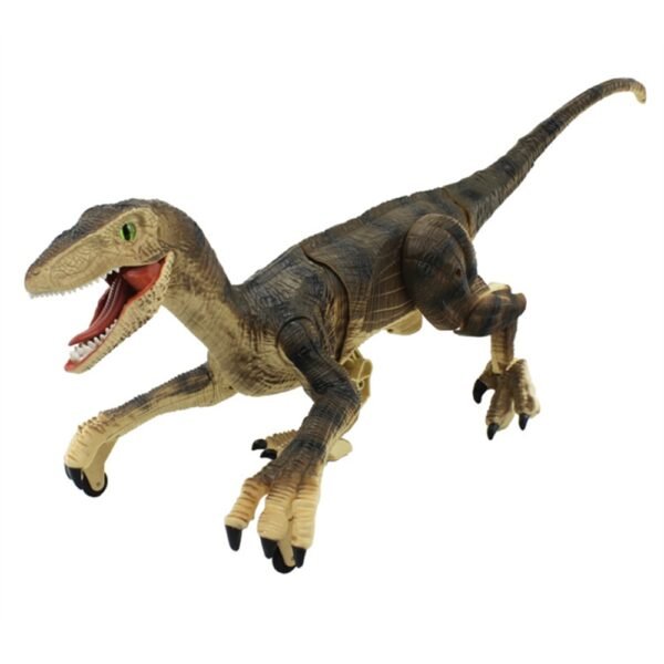 Electric Dinosaur Raptor Velociraptor Remote Control Toys Roar Walking Light Animal Model Kids Games Boys Gifts 3