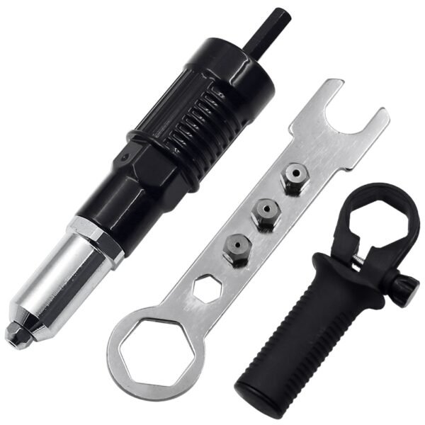 Electric Rivet Nut Gun Riveting Tool Cordless Riveting Drill Adaptor Insert nut tool Multifunction Nail Gun 1