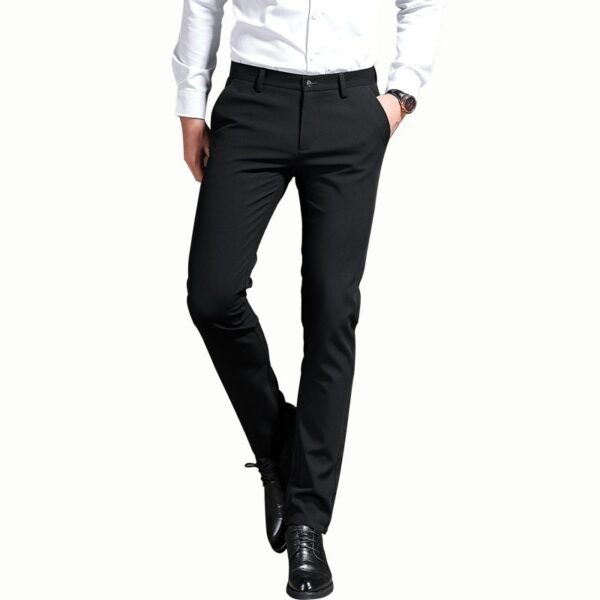 High Stretch Men s Classic Pants Spring Summer Casual Pants High Waist Trousers Business Casual Pants 4