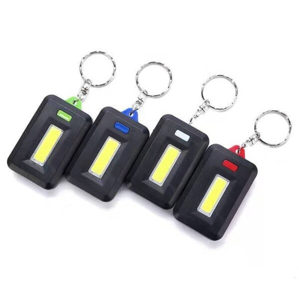 Mini Portable COB LED Flashlight Keychain Torch Emergency Camping Flash Light Mode Lamp 3 Modes Pocket 1
