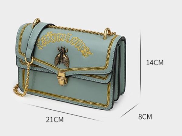 New Trend Korean version crossbody bag Fashion Thai LYN Bee shoulder bag Chained Pack 2748 21X8X14cm 1